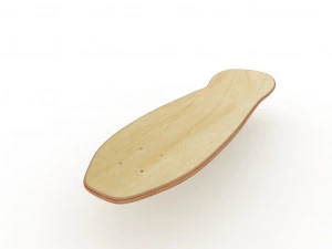 Old school shape skateboard mold- ready to be milled 3D Model