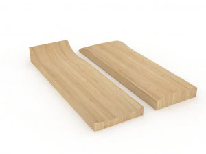 Old school shape skateboard mold- ready to be milled 3D Model