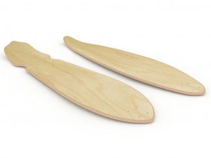 Old school shape skateboard mold- ready to be milled 3D Model