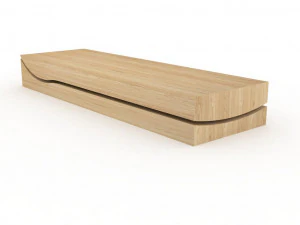 Old school shape skateboard mold- ready to be milled 3D Model