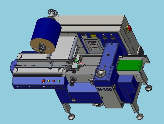 Packing machine 3D 모델 .c4d .max .obj .3ds .fbx .stl .blend 