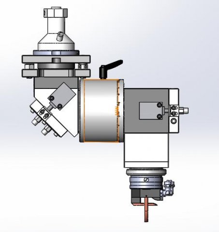 Fiber Optic Welding Head Modelo 3D .c4d .max .obj .3ds .fbx .stl .blend 