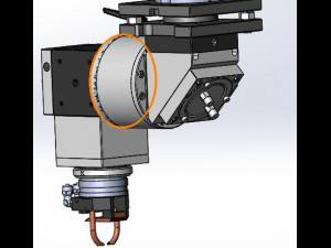 Fiber Optic Welding Head Modelo 3D