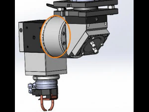 Fiber Optic Welding Head 3D Model