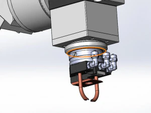 Fiber Optic Welding Head 3D Model