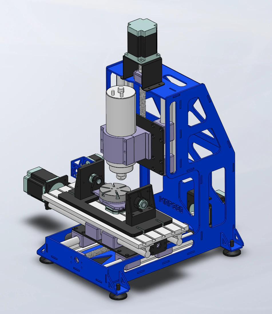 CNC 5 AXIS 3D Model .c4d .max .obj .3ds .fbx .stl .blend 