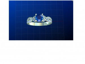 womens ring 3D 모델