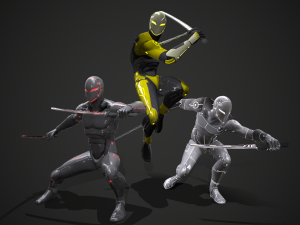 cyborg ninja killer 3D Model