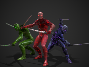 cyborg ninja killer 3D Model