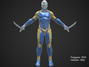 cyborg ninja killer 3D Model