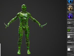 cyborg ninja killer 3D Model