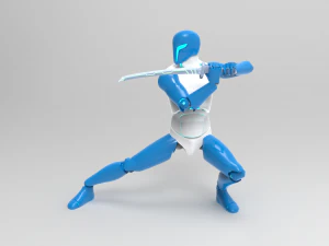 Cyborg Ninja Trooper 3D Modell