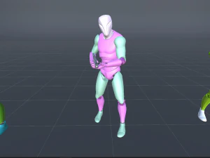 Cyborg Ninja Trooper 3D Modell