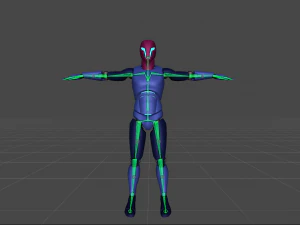 Cyborg Ninja Trooper 3D Modell