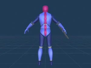 Cyborg Ninja Trooper 3D Modell