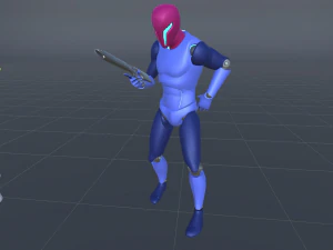 Cyborg Ninja Trooper 3D Modell