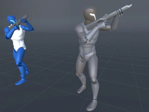 Cyborg Ninja Trooper 3D Modell