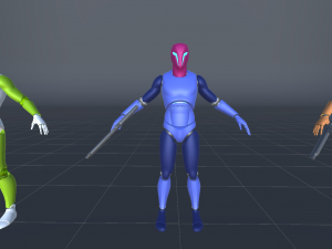 cyborg ninja trooper 3D Модель