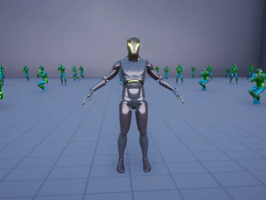 Cyborg Ninja Trooper 3D Modell