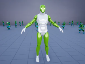 Cyborg Ninja Trooper 3D Modell