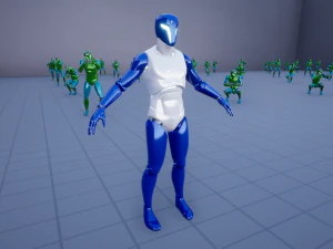 Cyborg Ninja Trooper 3D Modell