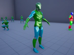 Cyborg Ninja Trooper 3D Modell