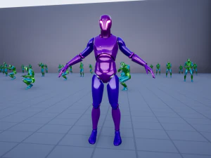 Cyborg Ninja Trooper 3D Modell