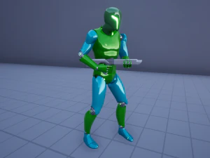 Cyborg Ninja Trooper 3D Modell