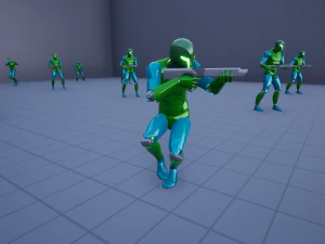 Cyborg Ninja Trooper 3D Modell