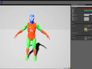 Cyborg Ninja Trooper 3D Modell