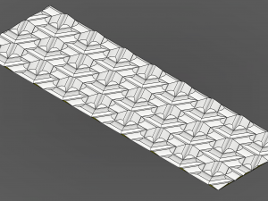 wall or furniture panel ver 3D Model