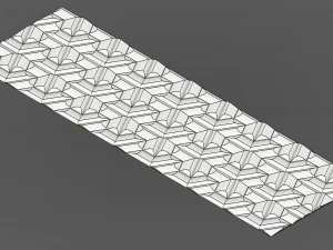 версия стены или мебельной панели 3D Модель