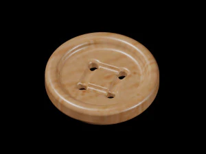 कपड़ों के लिए बटन 20 मिमी 3D मॉडल