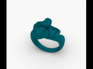 Ring kiss hug 3D Print Model