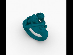 Ring kiss hug 3D Print Model