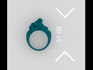Ring kiss hug 3D Print Model