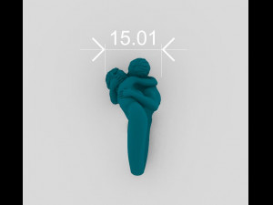 Ring kiss hug 3D Print Model