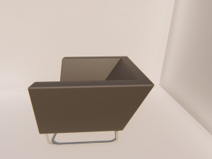 arm chair 3D मॉडल
