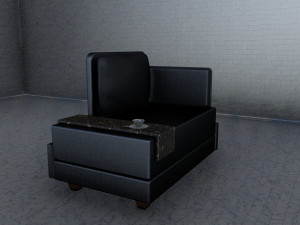 leather sofa 3D Модель
