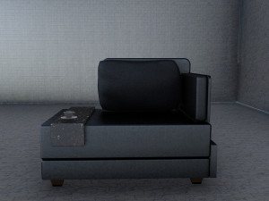 leather sofa 3D 모델