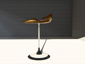 bar stool chair 3D 모델