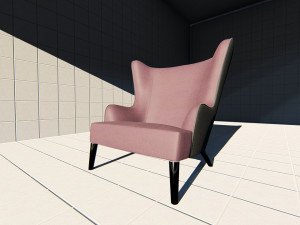 arm chair 3D 모델