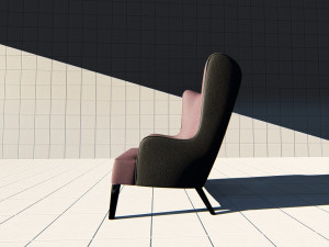 arm chair 3D 모델