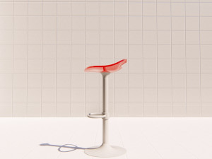 bar chair 3D 模型
