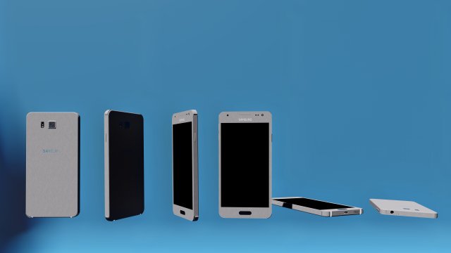 samsung galaxy alpha 3D Model .c4d .max .obj .3ds .fbx .stl .blend 