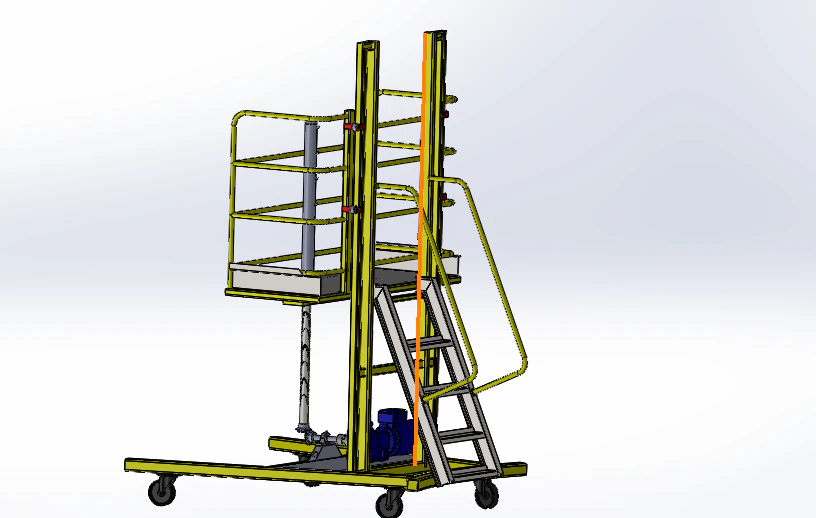 painting trolley cart 3D Model .c4d .max .obj .3ds .fbx .stl .blend