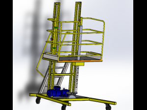 painting trolley cart 3D Model