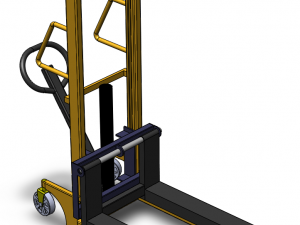 manual pallet stacker gerbeur manuel Modèles 3D en vedette