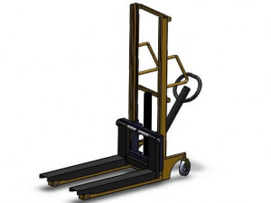 manual pallet stacker gerbeur manuel 3D 打印模型