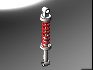 spring car engine component Modello di stampa 3D